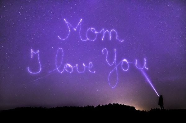 I Love you Mum en el cielo